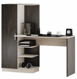 Стол компьютерный Бейсик, венге/лоредо