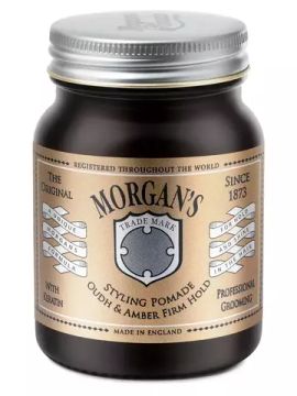 Помада для укладки волос Morgan's Pomade Oudh & Amber Сильная фиксация / Сильный блеск 100 г
