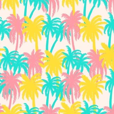 Разноцветные пальмы