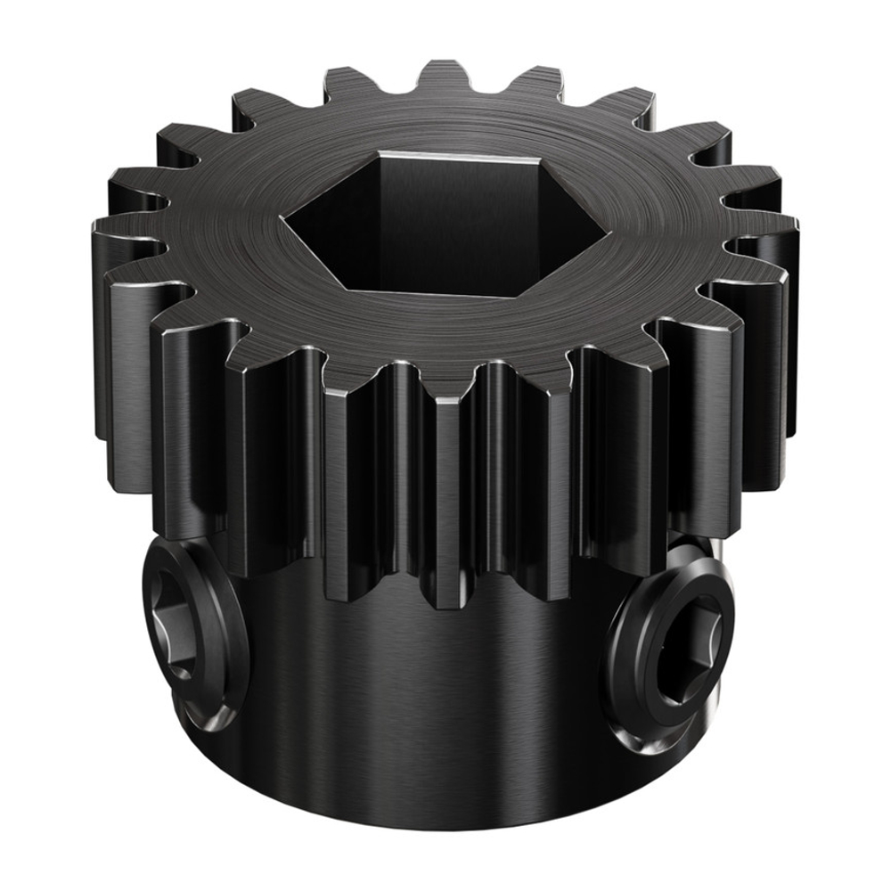 2303 Series Steel, MOD 0.8 Pinion Gear (8mm REX™ Bore, 20 Tooth)