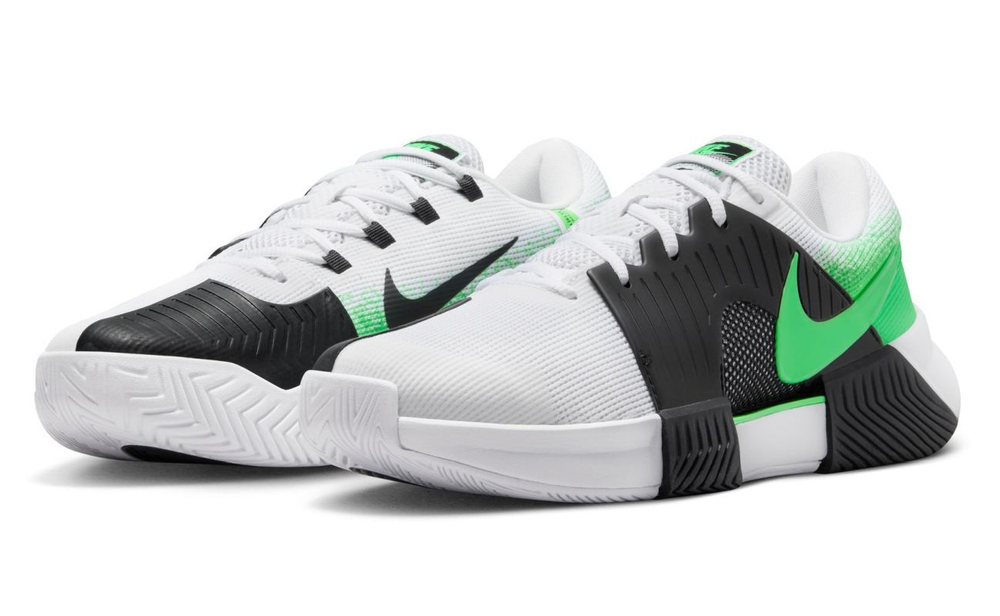 Мужские кроссовки теннисные Nike Zoom GP Challenge 1 - white/poison green/black