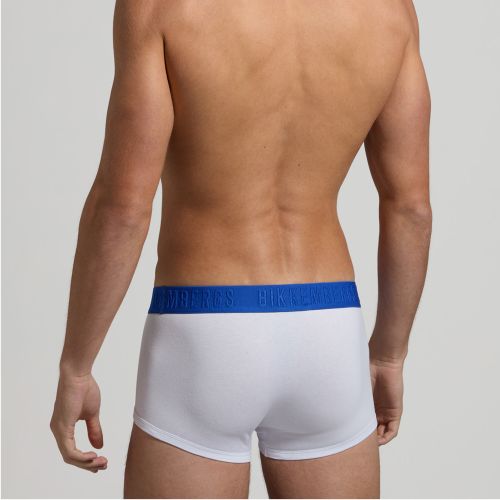 Мужские трусы хипсы (белый, черный, морская волна) набор 3 в 1 Bikkembergs EMBOSSED BKK51UTR24TR/3