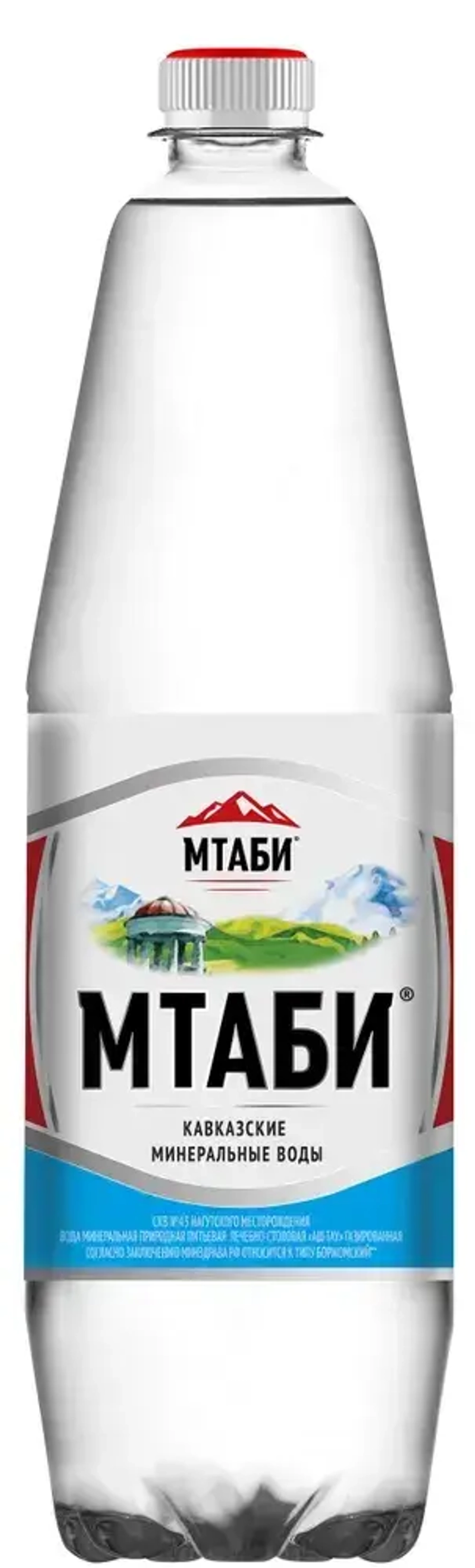 Вода Мтаби лечебно-столовая минеральная, 1,25 л