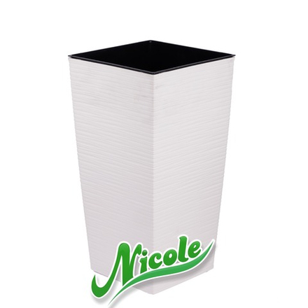 Кашпо Финезия dluto (белый, кремовый, черный, графит, мокко)