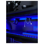 Игровой стол - IKEA FREDDE/ФРЕДДЕ ИКЕА, 146х140/185х74 см, черный