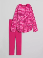 Домашний костюм для девочки с принтом