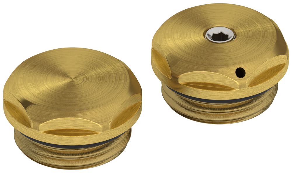 Спускной клапан с заглушкой Сунержа d 25 мм  (G 1/2" НР)