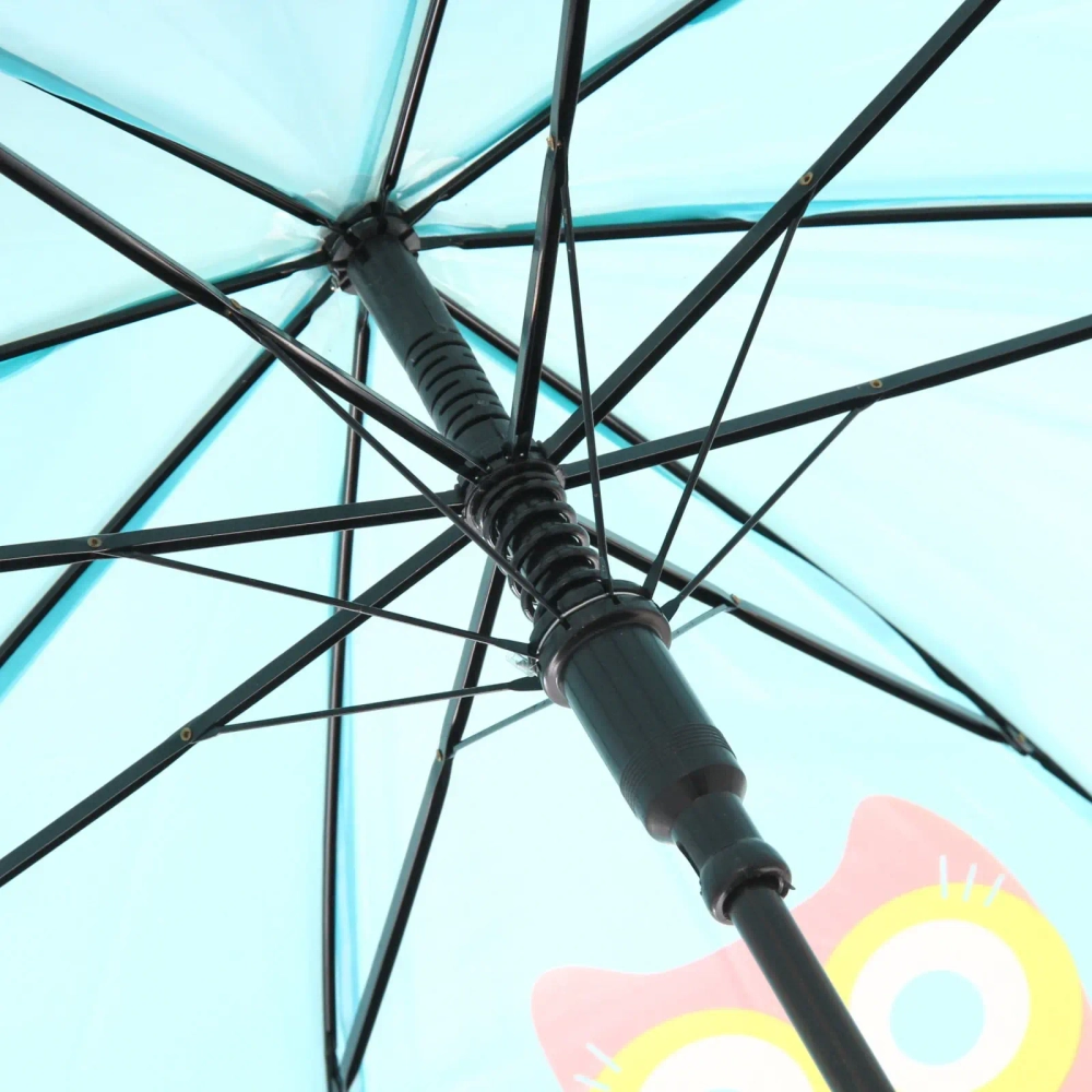 Зонт детский полуавтомат «Совята», 8 спиц, d-87см, длина в слож. виде 66см