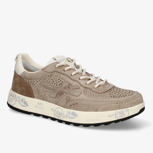 Замшевые кроссовки Premiata Nous 8288 с перфорацией