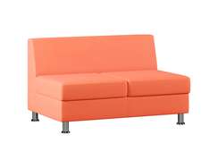 Двухместный диван без подлокотниками Marcus MC-BP.02 экокожа Oregon 23