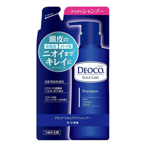 DEOCO Scalp Care Shampoo Уходовый шампунь против неприятных запахов, сменный блок 250ml
