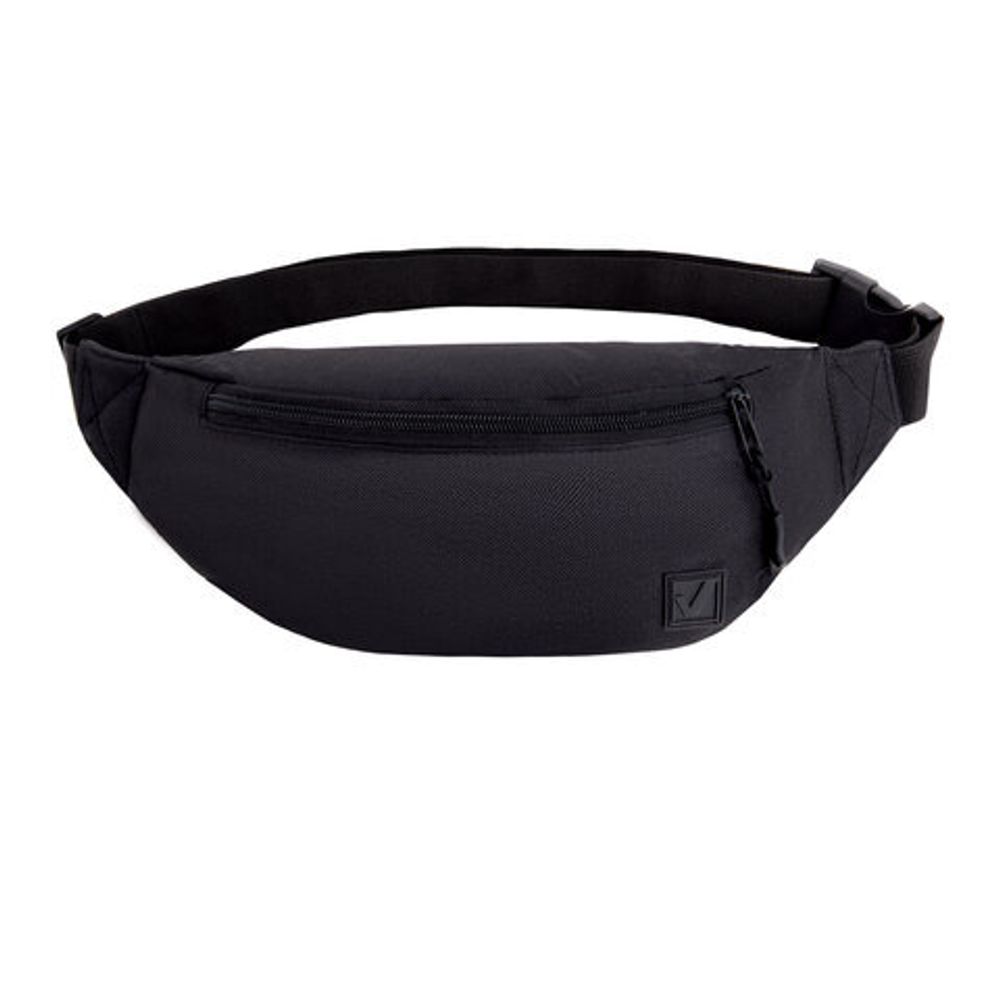 Сумка на пояс BRAUBERG RIO, два отделения, черная, 38х12х8см, 270822