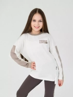 Лонгслив для девочки оверсайз