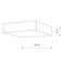 Потолочный cветильник Nowodvorski Lid Square Led White 10421