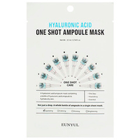 Увлажняющая тканевая маска для лица с Гиалуроновой Кислотой Eunyul Hyaluronic Acid One Shot Ampoule Mask 5шт