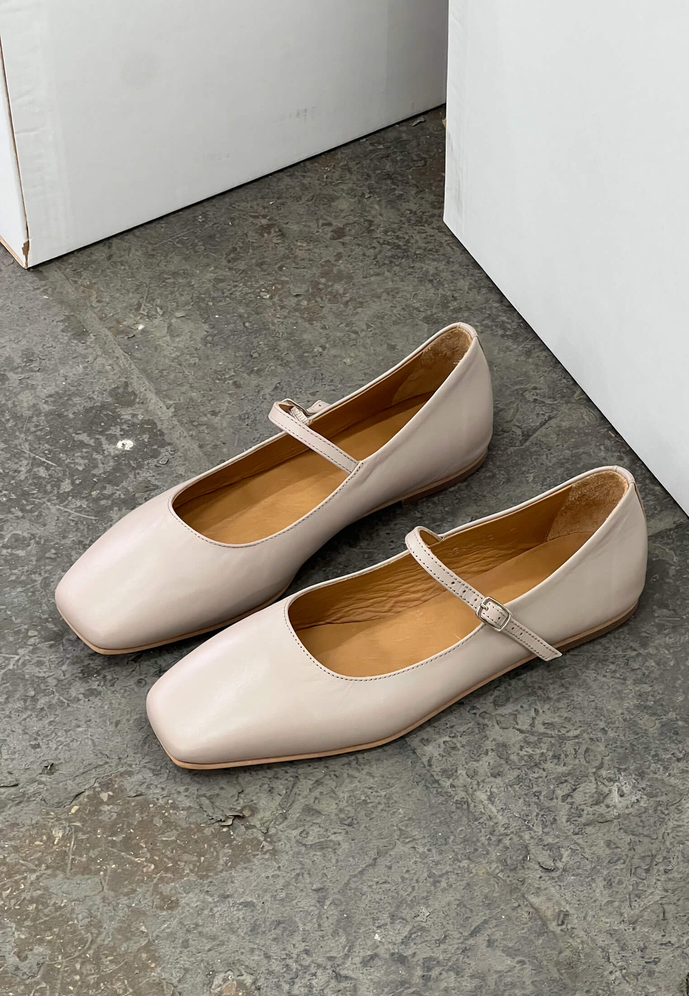 Туфли // Mary Jane // Beige