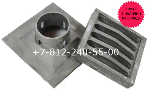 Воронка водосточная с решеткой для мостов ВУ-150