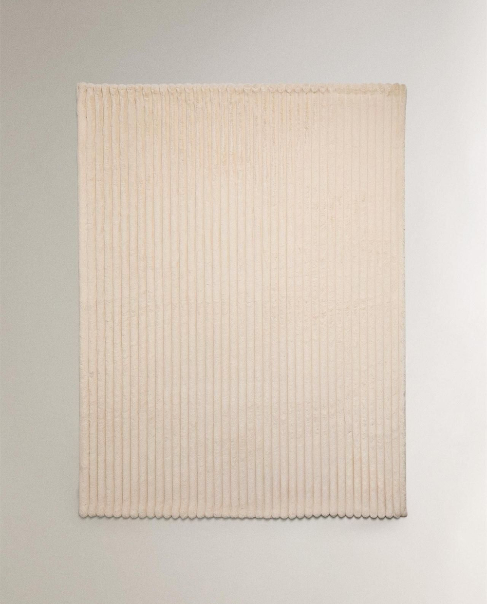 Zara Home - Плед из меха с текстурой, бежевый, 140x190 см