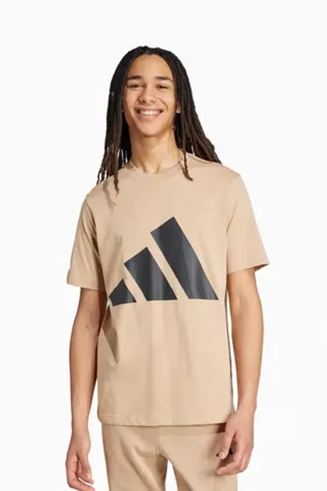 Футболка adidas Essentials Big Logo - бежевый