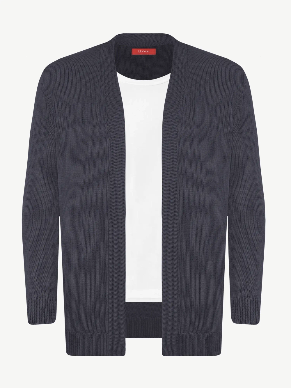 Кардиган с планкой из хлопка