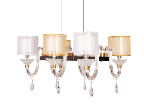 Подвесная люстра Manne L.4306-6 SILVER GO+WH