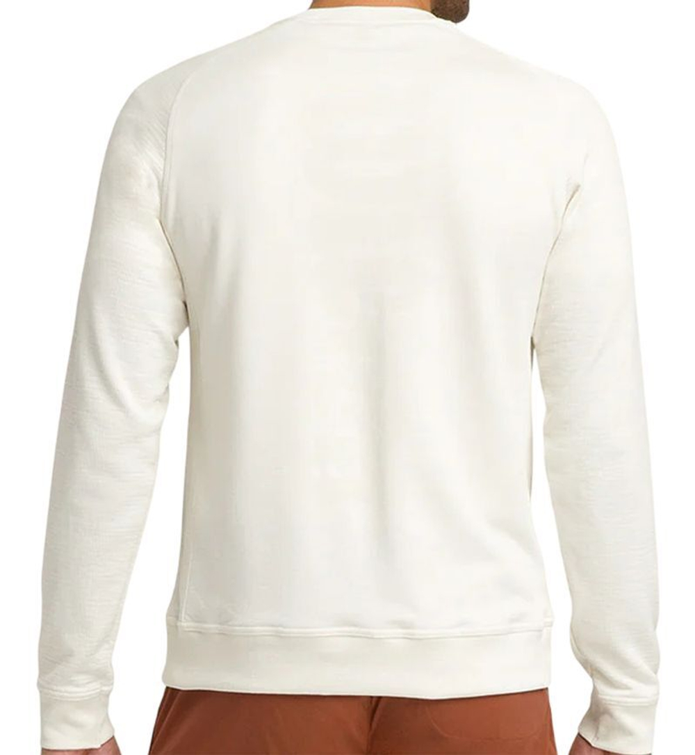 Мужская теннисная кофта Wilson Milton Merino Wool Tech Crewneck - Бежевый