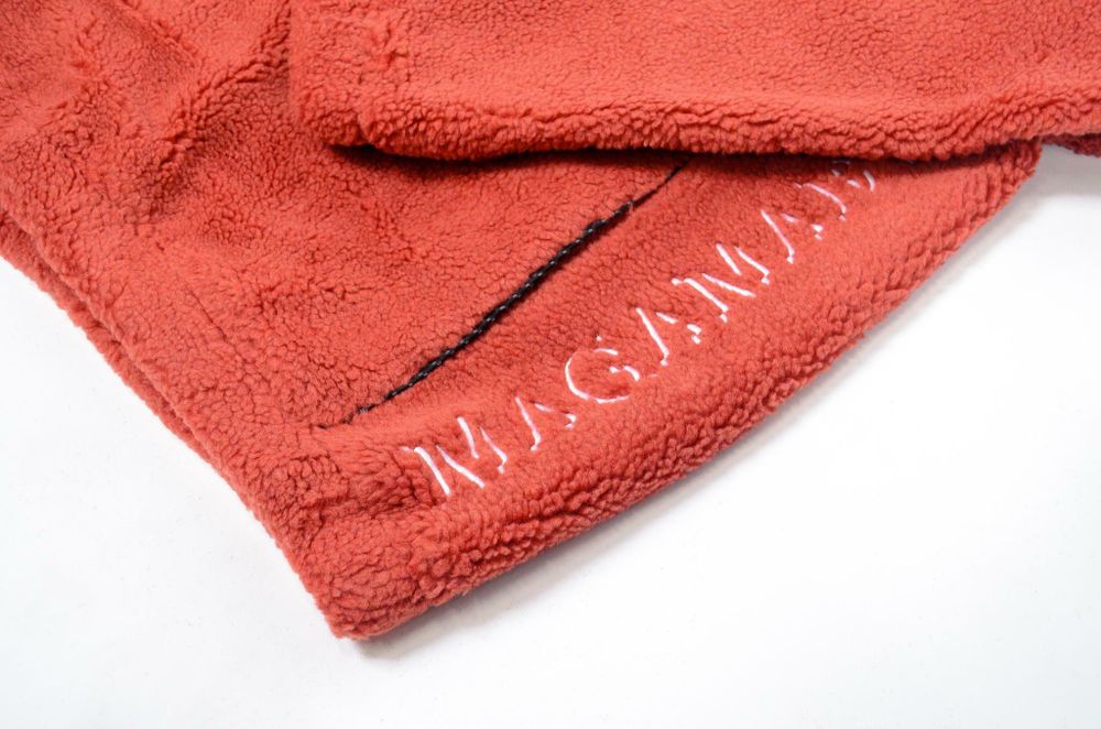 Толстовка Magamaev Turbofleece halfzip бургунди