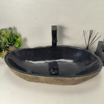 Раковина из речного камня RS-64971 69*37*13 0866