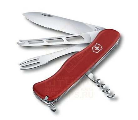 Нож многофункциональный Victorinox Cheese Master 111 мм, Red