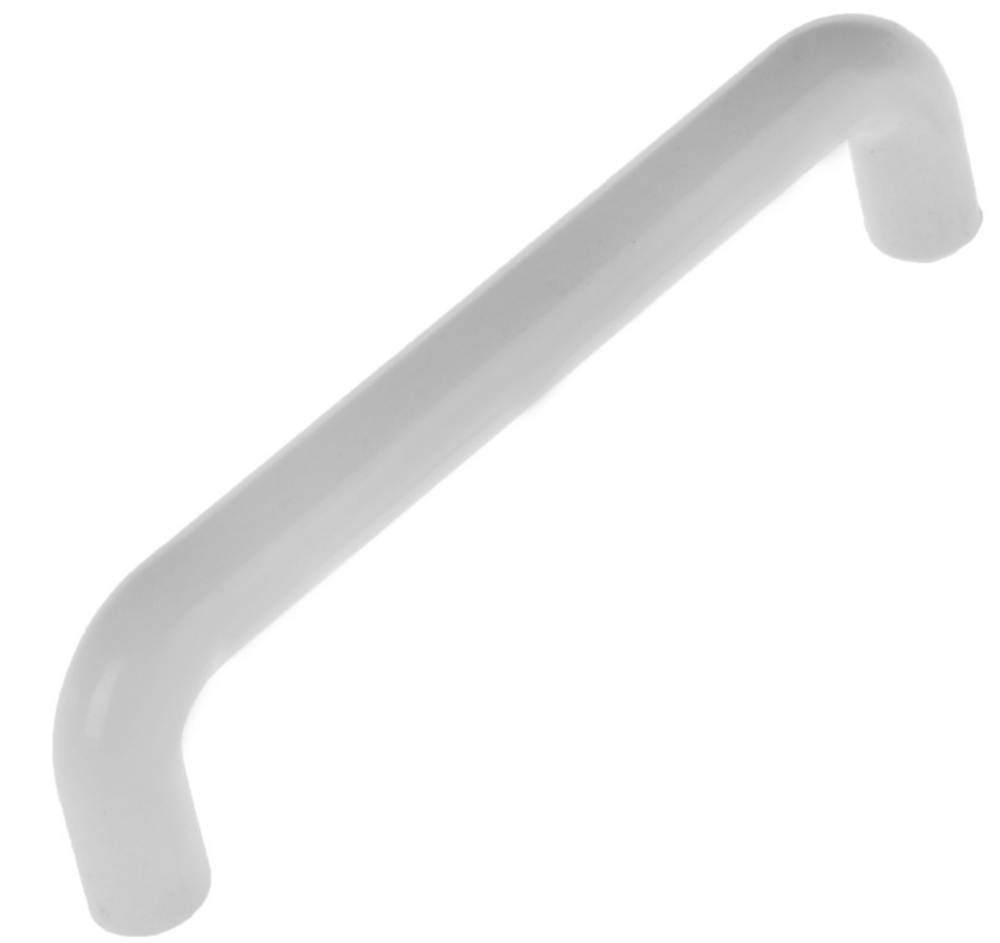 Ручка скоба PLASTIC 009 96мм пластиковая белая 2603107