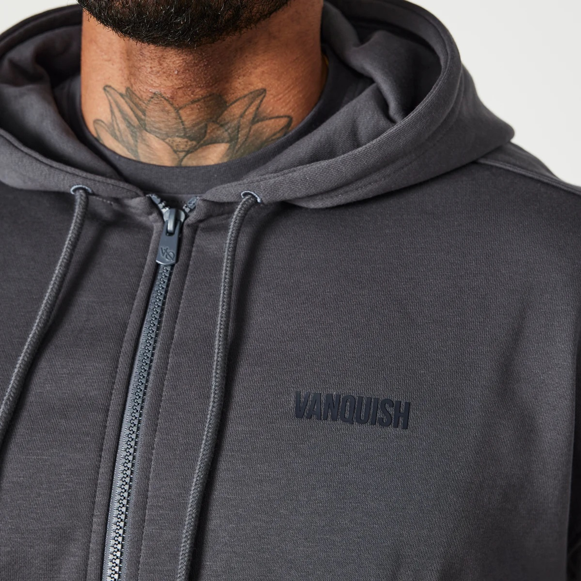 Толстовка VANQUISH Essential Oversized Zip Hoodie Blue