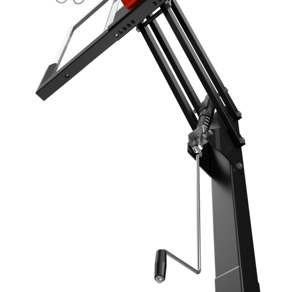 Баскетбольная стационарная стойка, акрил Spalding 54 " Gold In-Ground