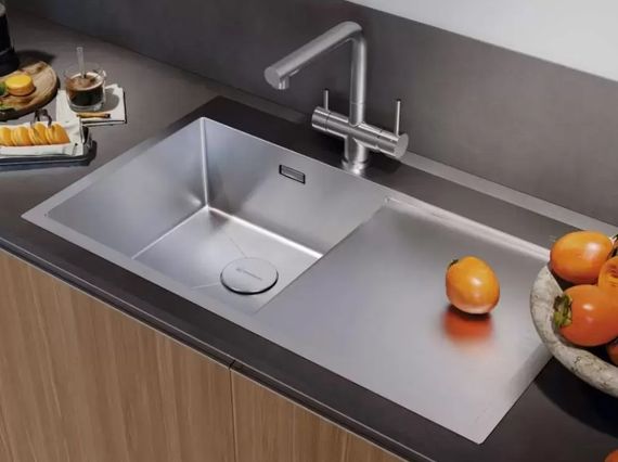 Мойка Akisame 86-IN-L нерж.сталь/нержавеющая сталь(арт.4993760)