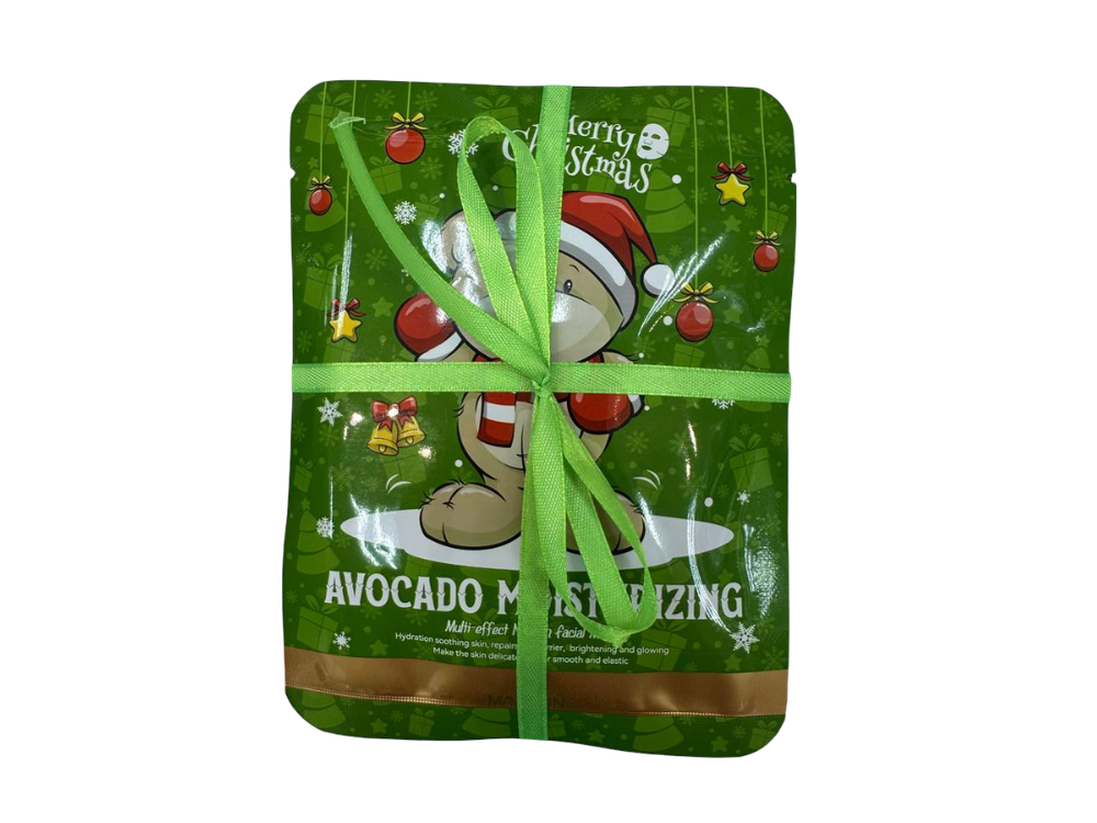 Набор новогодних тканевых масок 5шт