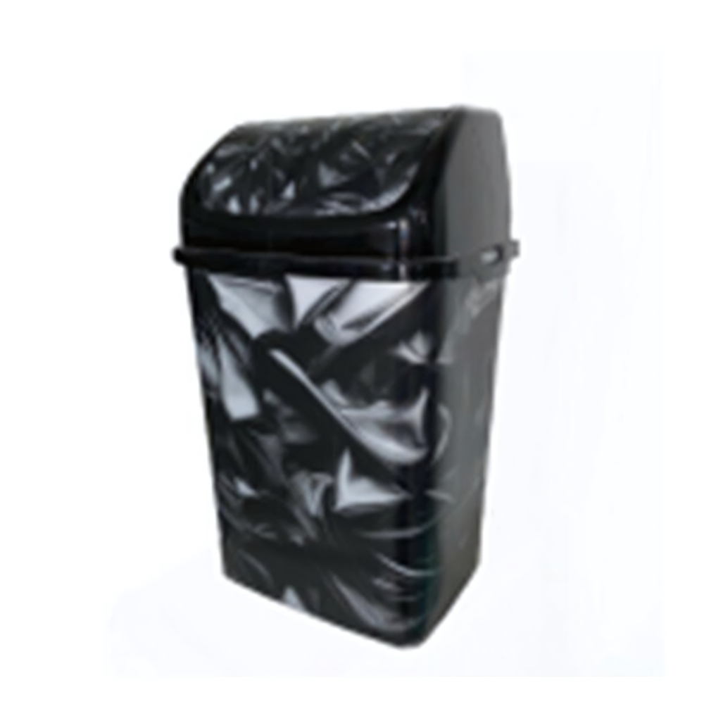 Ведро для мусора "Камелия", №3 18 л АТЛАС черное1/12 РП-1013