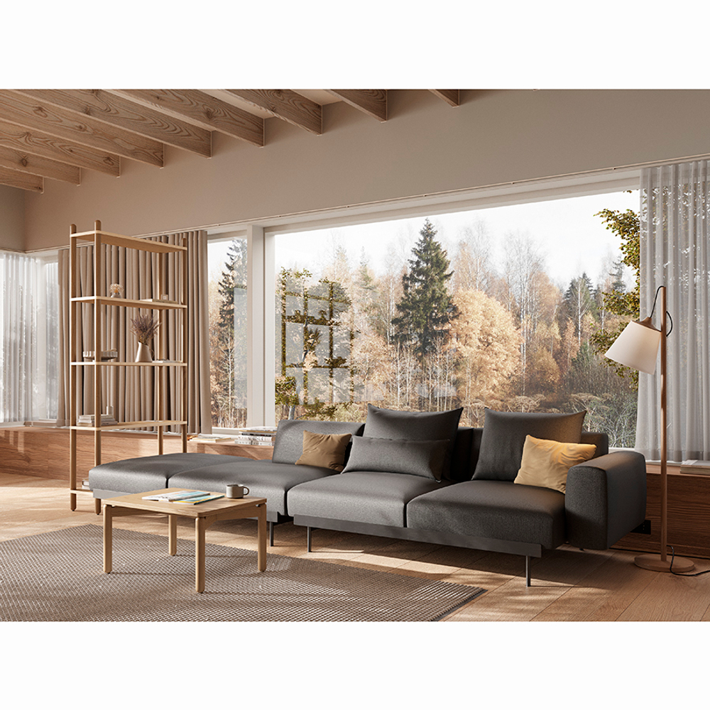 Столик кофейный saga, 50х70 см, ясень