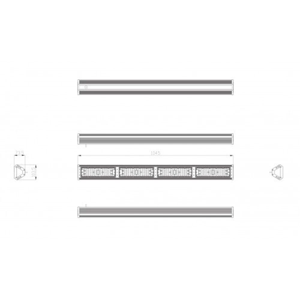 Светильник светодиодный ЭРА SPP-404-0-50K-200 подвесной IP54 200Вт 21000Лм 5000К Кп&lt;5% КСС Г IC