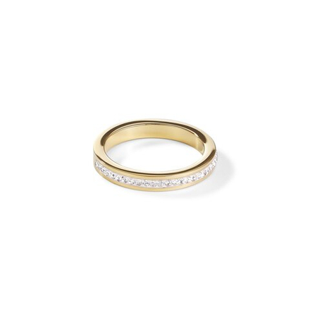 Кольцо Coeur de Lion Crystal-Gold 0129/40-1816 58 цвет прозрачный, золотой