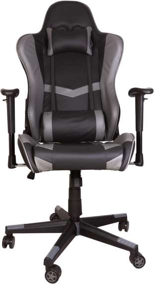 Кресло игровое Gramber B05 Экокожа черная/Экокожа серая