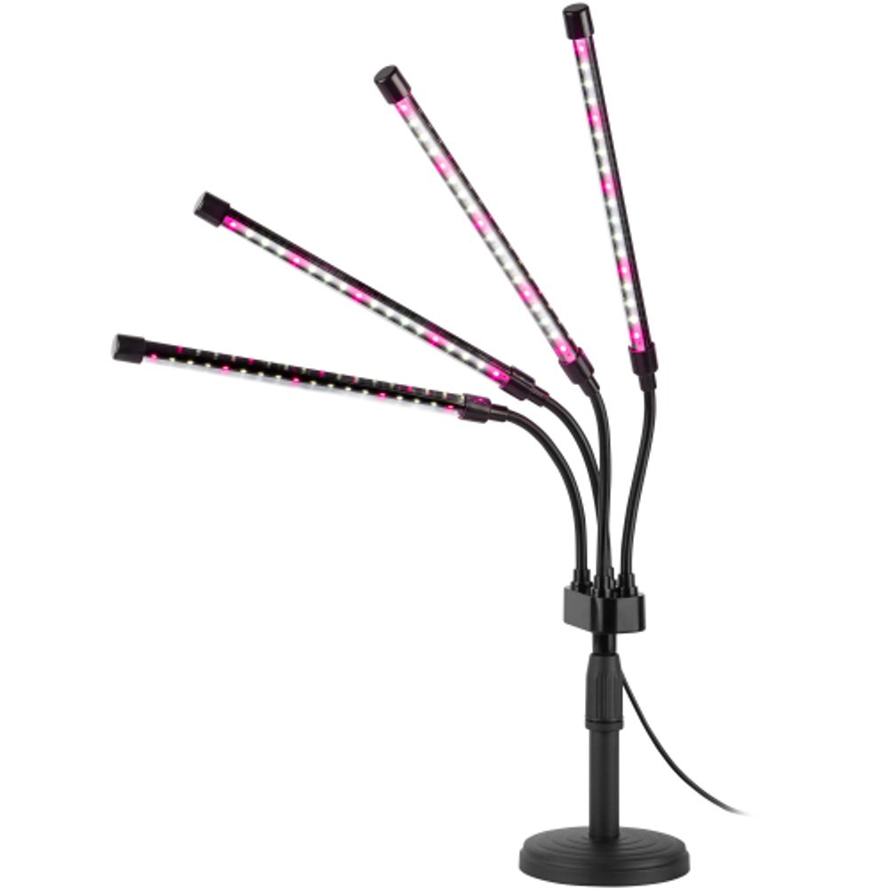 Настольный светильник для растений ЭРА FITO-40W-АLED-Ra полного спектра 40 Вт черный | Интерьерные фито светильники