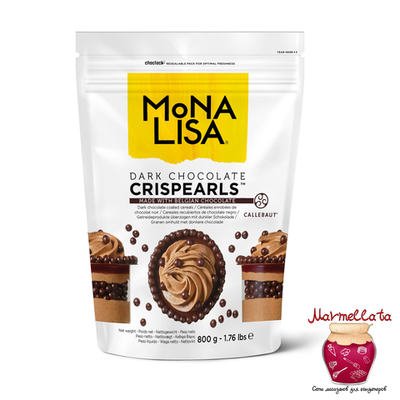 Барри злаки, покрытые темным шоколадом "Mona Lisa", 800 гр.