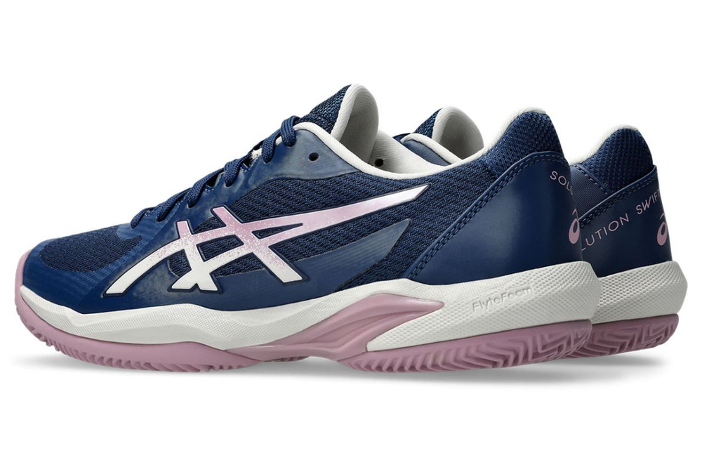 Женские Кроссовки теннисные Asics Solution Swift FF 2 Clay - independence blue/taro purple