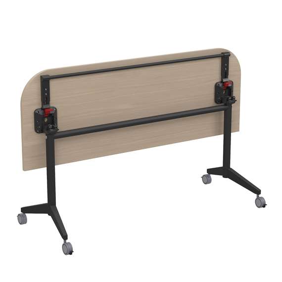 8ФСРР.103 Складной радиусный стол-трансформер с фиксаторами (1650*600*750)