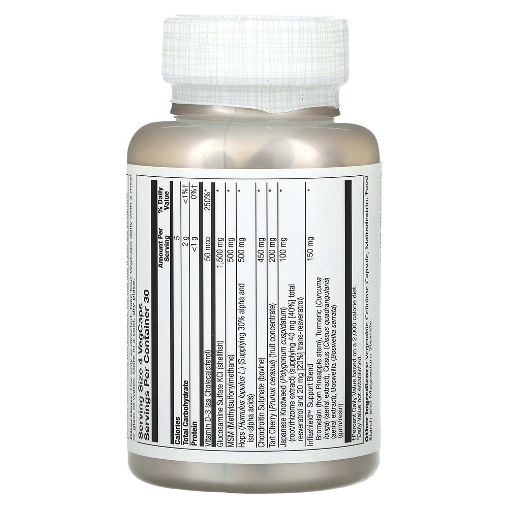 Solaray, Joint + Inflashield с IbuActin`` 120 растительных капсул