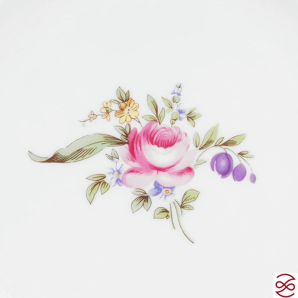 Набор тарелок плоских 19 см Repast Мейсенский букет( 6 шт)