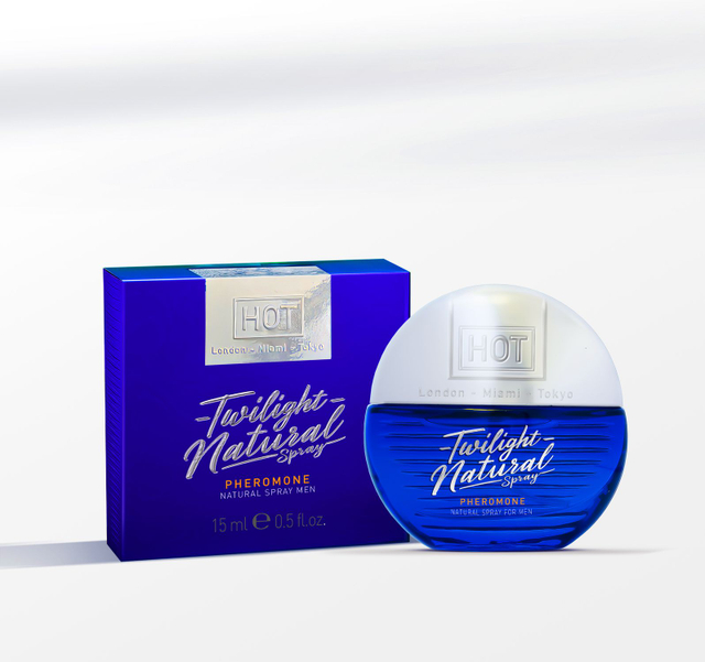 Духи с феромонами HOT Twilight Natural Spray нейтральные, мужские, 15 мл