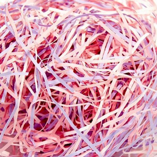 Наполнитель бумажный  Красный  микс мак прямая резка 50гр.