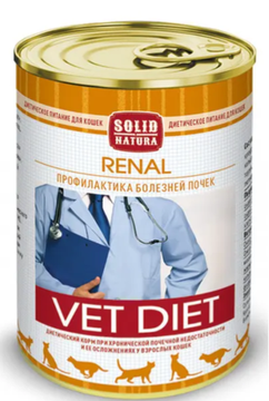 Solid Natura VET Diet Renal диета для кошек