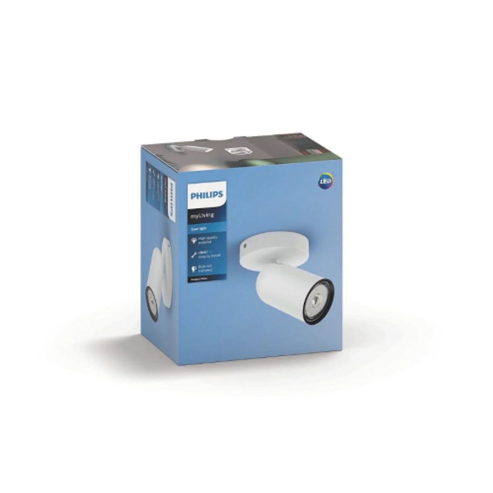 Светильник настенно-потолочный спот Philips 915005530501 PONGEEx1 GU10 белый