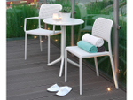 Комплект пластиковой мебели Nardi Step Bora Bistrot, белый